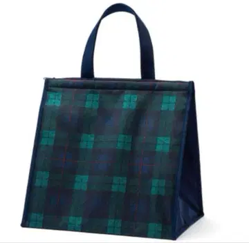 이세탄 보냉백 블랙워치 패턴