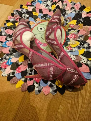 diana 퍼플 메쉬 하이힐 24cm #SHOESLOVER