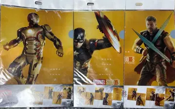 MARVEL STUDIOS 클리어 파일 세트 어벤져스