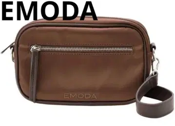 새상품 에모다 EMODA 나일론 크로스 바디백 브라운 숄더백