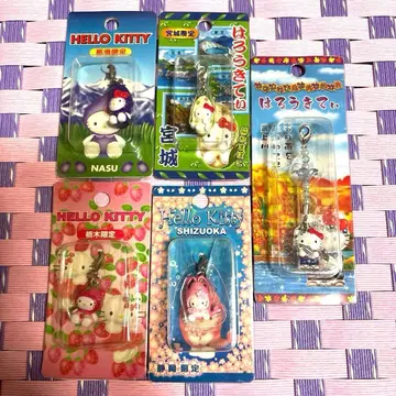 헬로키티 고토치 지퍼 참 세트 도치기 딸기 미야기 시즈오카 나스