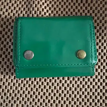 그린 3단 폴더형 지갑