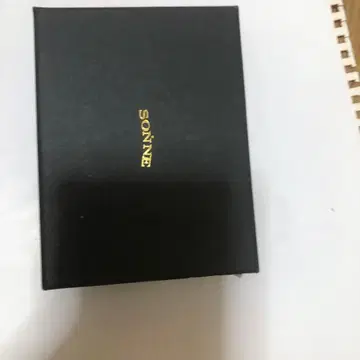 SONNE 가죽 지퍼 지갑 브라운