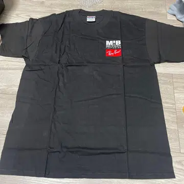 MIB x 레이밴 멘인블랙 레이밴 콜라보T셔츠 새상품