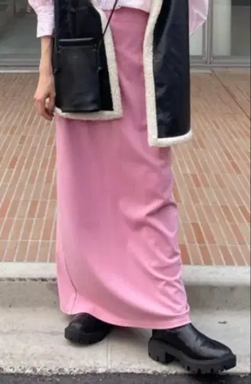 새상품급 [ Kastane ] 핑크 스커트 프리 사이즈 올 시즌