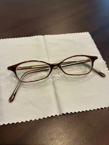 하쿠산 안경 셀 프레임 브라운