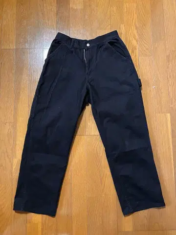 XLARGE 블랙 카고 팬츠