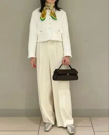 MACPHEE 울 사키소니 하이웨스트 팬츠