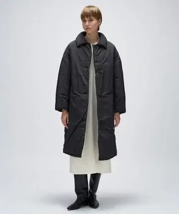 cloenc 패딩 롱 코트