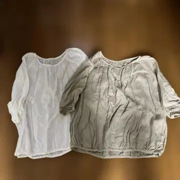 NATURALLaundry 린넨 블라우스 2세트