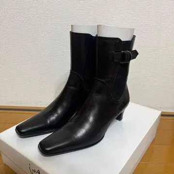 가죽 부츠 블랙 ing