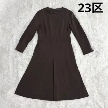 23구 VERY 클래시 턱 원피스 세레모니 브라운