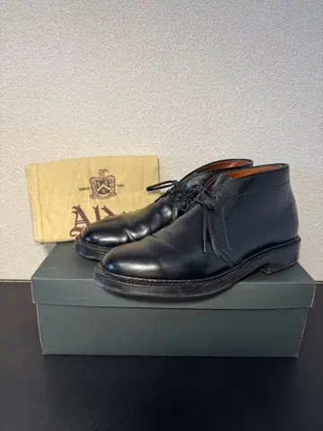 Alden 알든 1340 코도반 처카 부츠 블랙 6 1/2