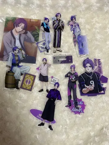 블루 록 미카게 레오 아크릴 스탠드 9세트