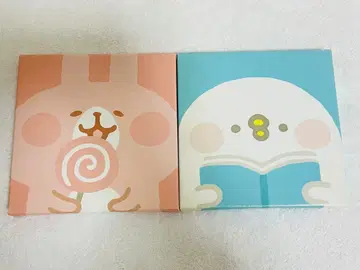 카나헤이의 작은 동물 캔버스 아트 피스케와 토끼