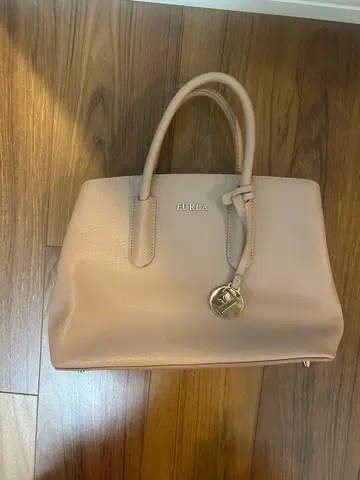 FURLA 핑크 가죽 핸드백