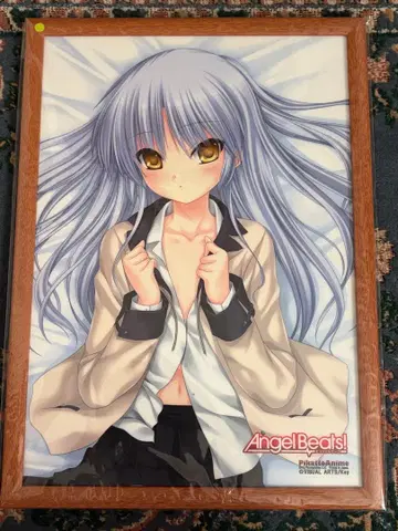 Angel Beats! 가라가라 복권 A3 클리어 포스터 액자