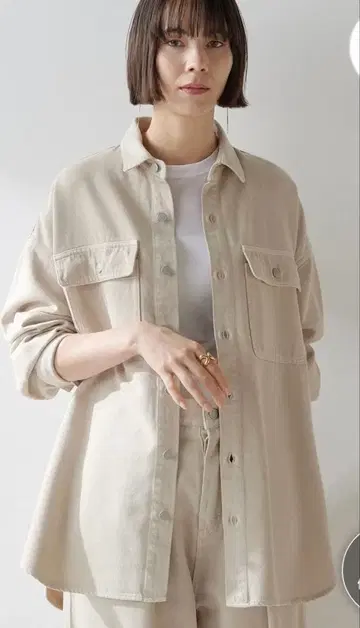 [윔 가젯] 드롭 데님 셔츠