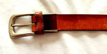 리 브라운 가죽 벨트