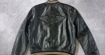 [ 새상품급 ] 할리 정품 가죽 봄버 자켓 S사이즈