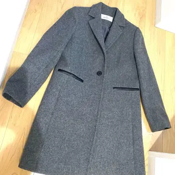 MORABITO 그레이 체스터 코트