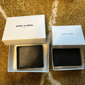 mila schon 이단 접이식 지갑 명함지갑 세트