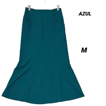 컨디션 최상 AZUL BY MOUSSY 머메이드 롱 스커트 M 그린