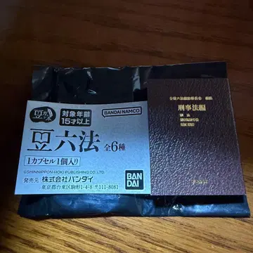 콩가챠도서 콩육법 육법전서 가챠 미니어처 형사법편