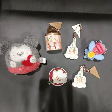 미키 미니 스트랩 5개 세트