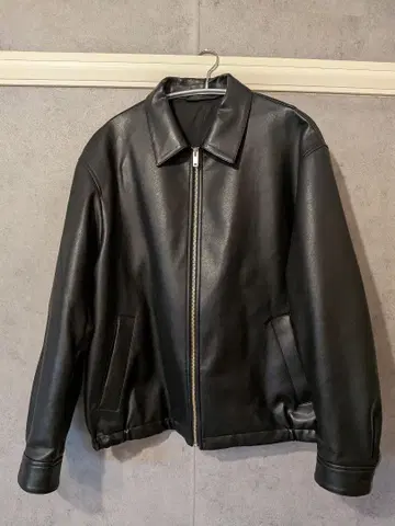 GU 인조 가죽 블루종 NT+E 가죽 자켓 (L) 새상품급