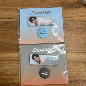 [미개봉 새상품] 캔뱃지 메구로 렌 와타나베 쇼타 메메나베