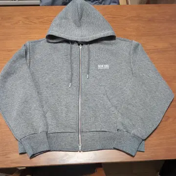 NEW ERA 테크 맨투맨 풀 지퍼 후디 다크 그레이 골프