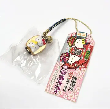 미개봉 새상품 헬로키티 도쿄 한정판 번개문 골드 아사쿠사 지역 한정 키티