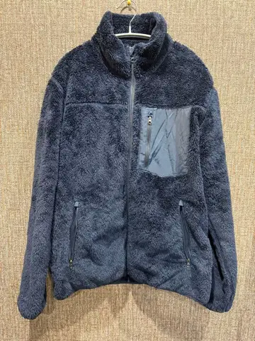 유니클로 네이비 플리스 자켓 XL 사이즈