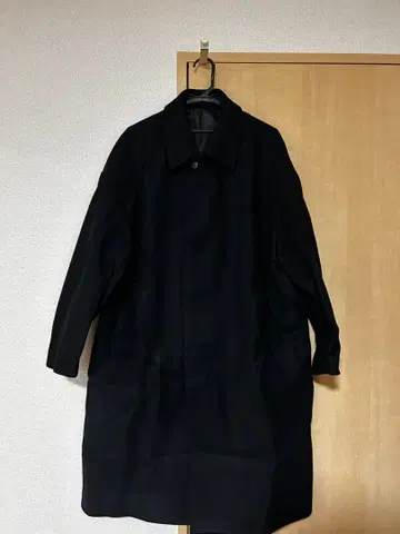 STUDIOUS 블랙 스텐카라 코트