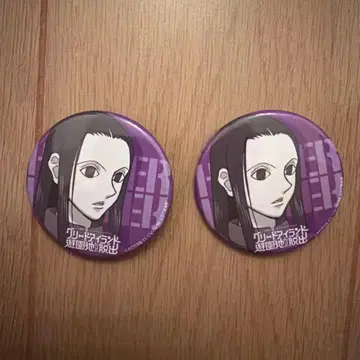 HUNTER x HUNTER 이르미 캔뱃지 그리드 아일랜드 2개 세트