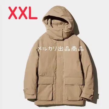 UNIQLO 하이브리드 다운 코트 XXL 3L 베이지
