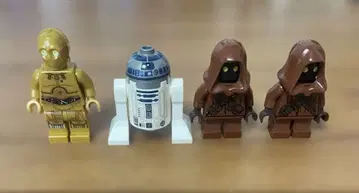 [ 익명 배송 ] LEGO 스타 워즈 75136 미니 피규어 4체 세트