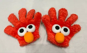 엘모 손 모양 그로브 빨간색