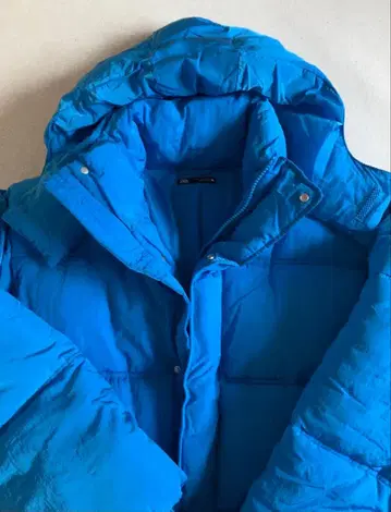 ZARA 퍼퍼 자켓 블루 XL