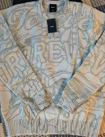 HUF Forever crewneck sweater putty