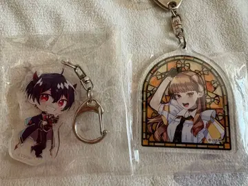 colorful peach 아크릴 키링 제일복권