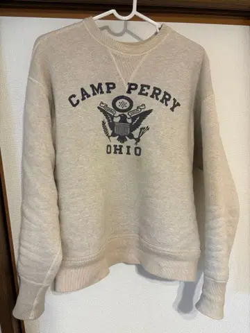 웨어하우스 스며드는 프린트 오트밀 사이즈 40