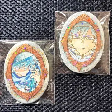 마남의 이치 반세계의 마법 홀로그램 캔뱃지 점프샵 2세트