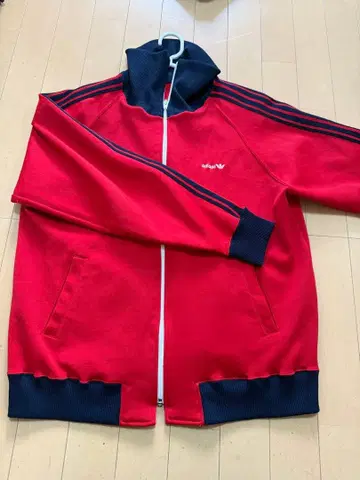 adidas 저지 빨간색 네이비