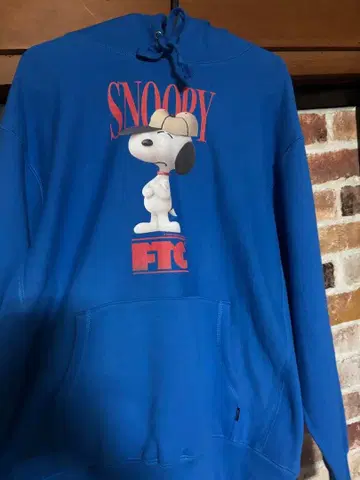 FTC 스누피 콜라보 후드티 (파랑)