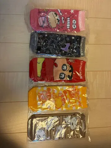짱구는 못말려 캐릭터 삭스 5켤레 세트