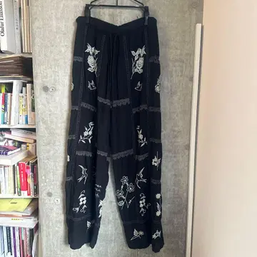 TODAYFUL Embroidery Patchwork Trousers