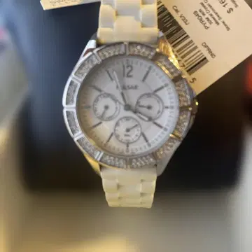 SEIKO PULSAR PYR049 손목시계 화이트 실리콘 밴드