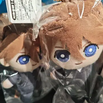 신 기동전기 건담 W Chibi 봉제 인형 앉은 마스코트 듀오 2점 세트